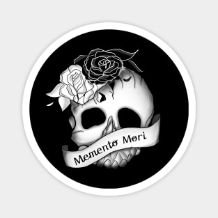 Memento Mori Rose Magnet